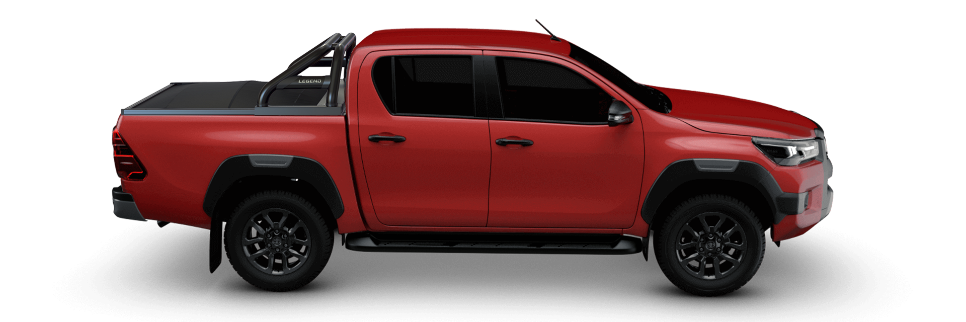 Side View Hilux Red PC