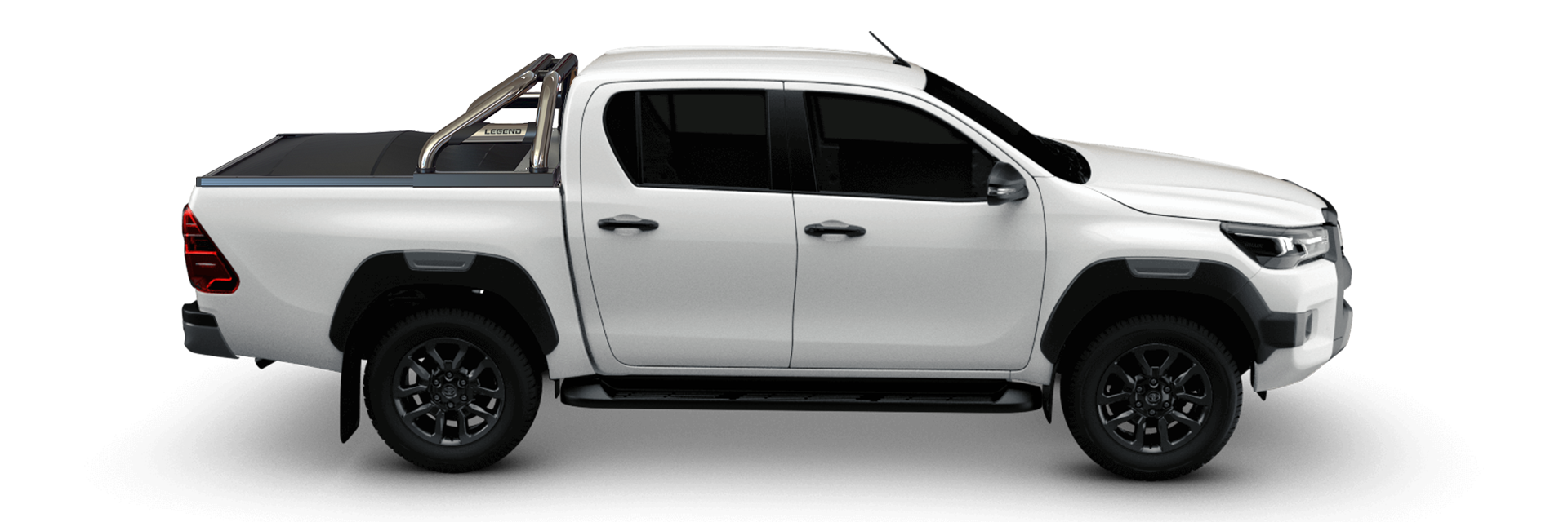 Side View Hilux White