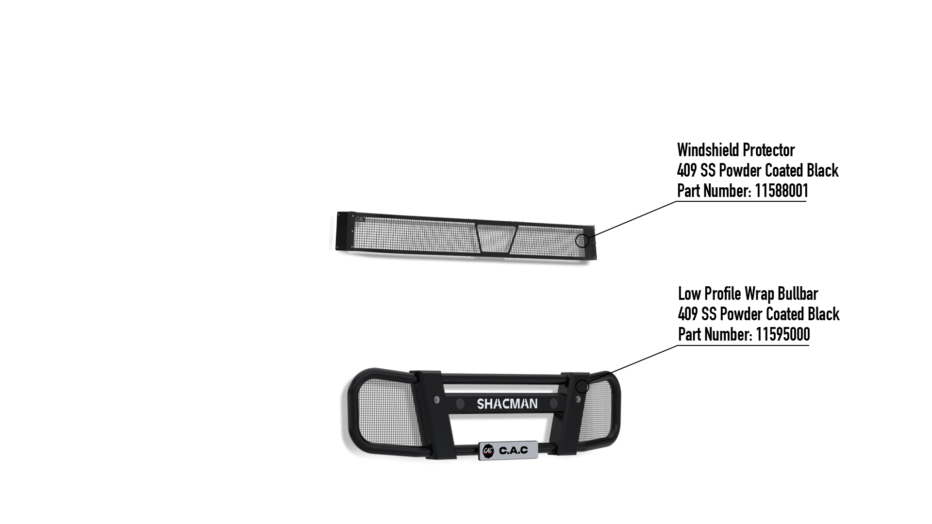 Shacman X3000 Bullbar Windshield Protector