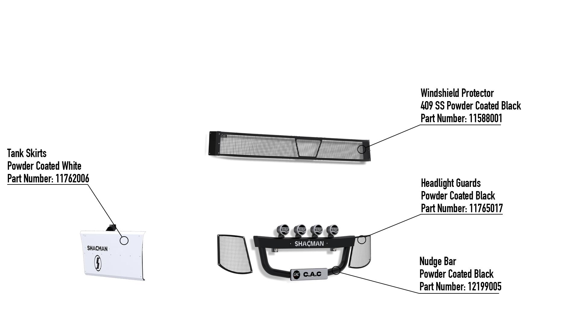 Shacman X3000 Bullbar Windshield Protector