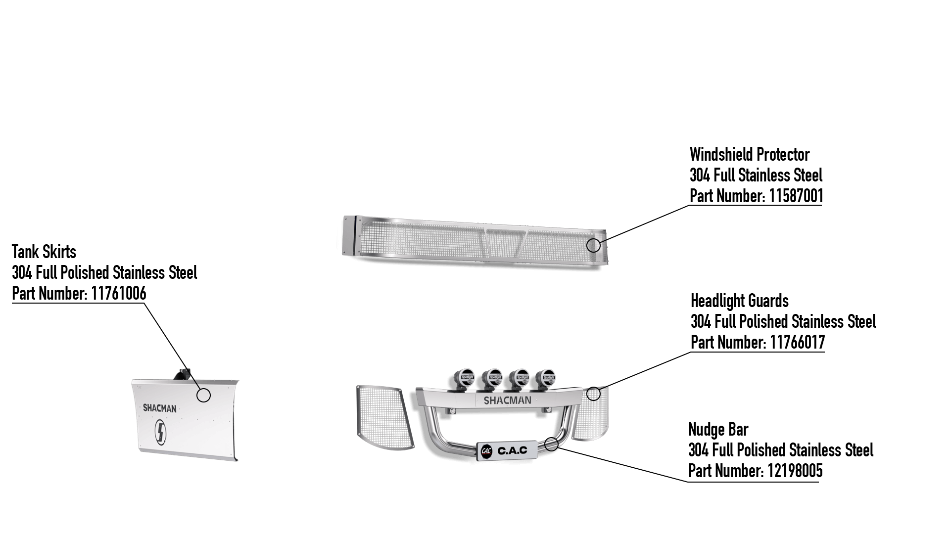 Shacman X3000 Bullbar Windshield Protector