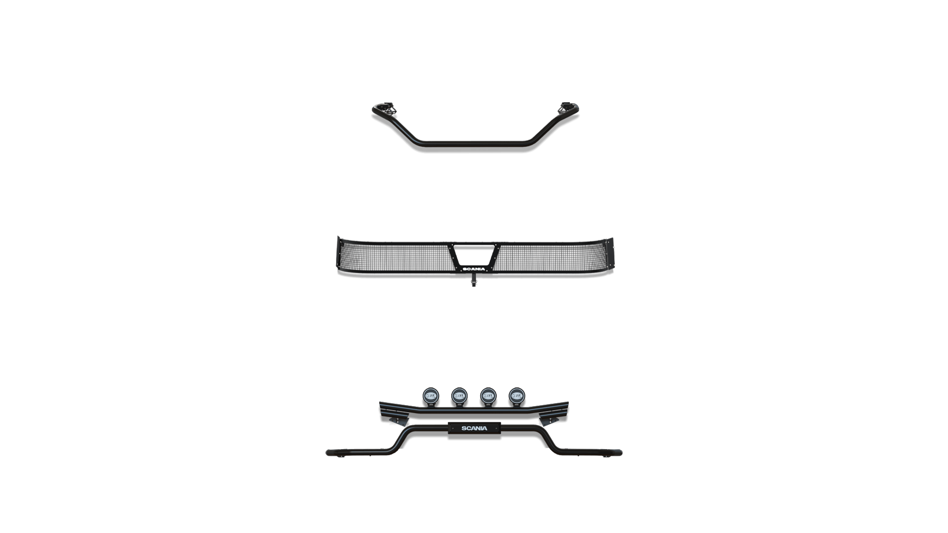 P-Series Front High Bumper No Protrude LB50 PC No Cam