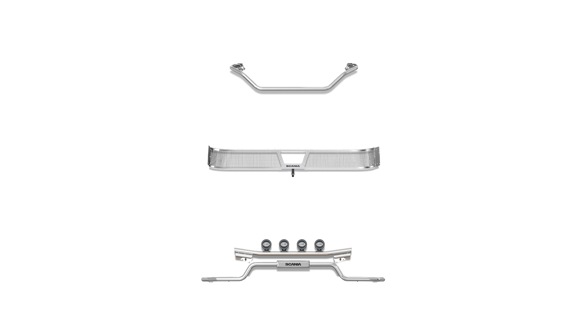 P-Series Front High Bumper No Protrude LB50 SS No Cam