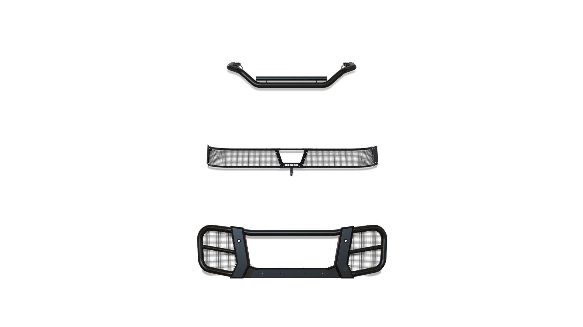 P-Series Front High Bumper No Protrude Truck PCB BB PC Sensor SG Cam