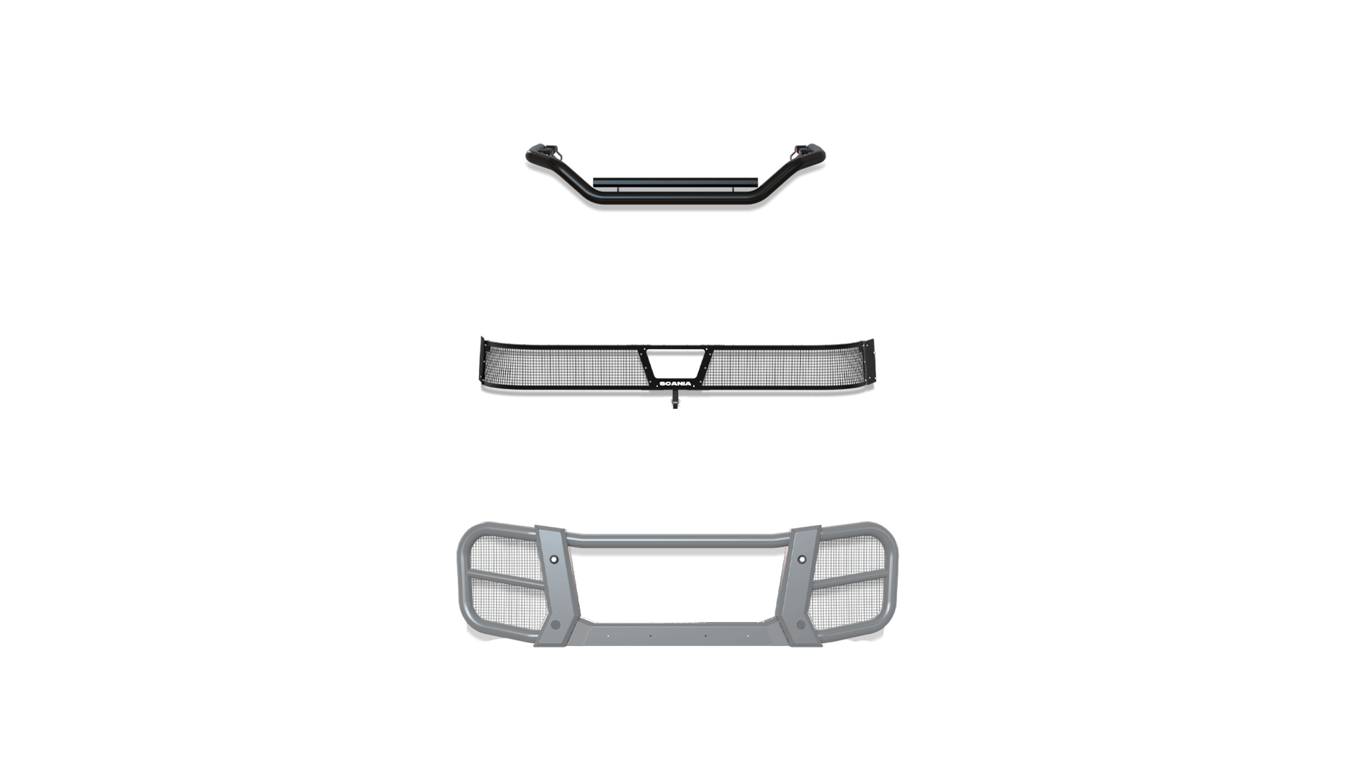 P-Series Front High Bumper No Protrude Truck PCS BB PC Sensor SG Cam