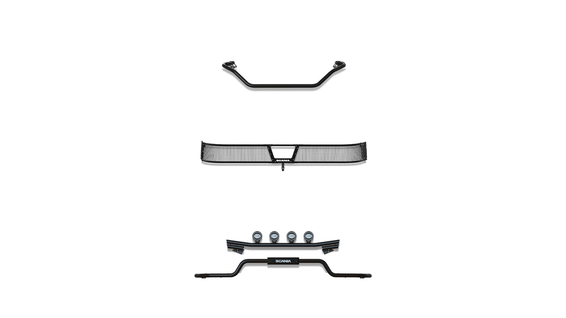 P-Series Front Normal Bumper No Protrude LB50 PC No Cam