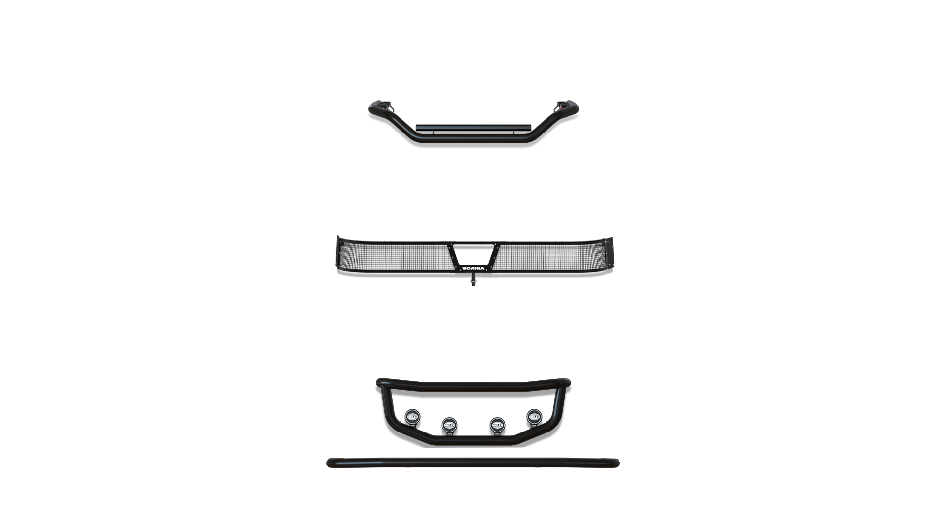 P-Series Front Normal Bumper No Protrude NB PC No Cam