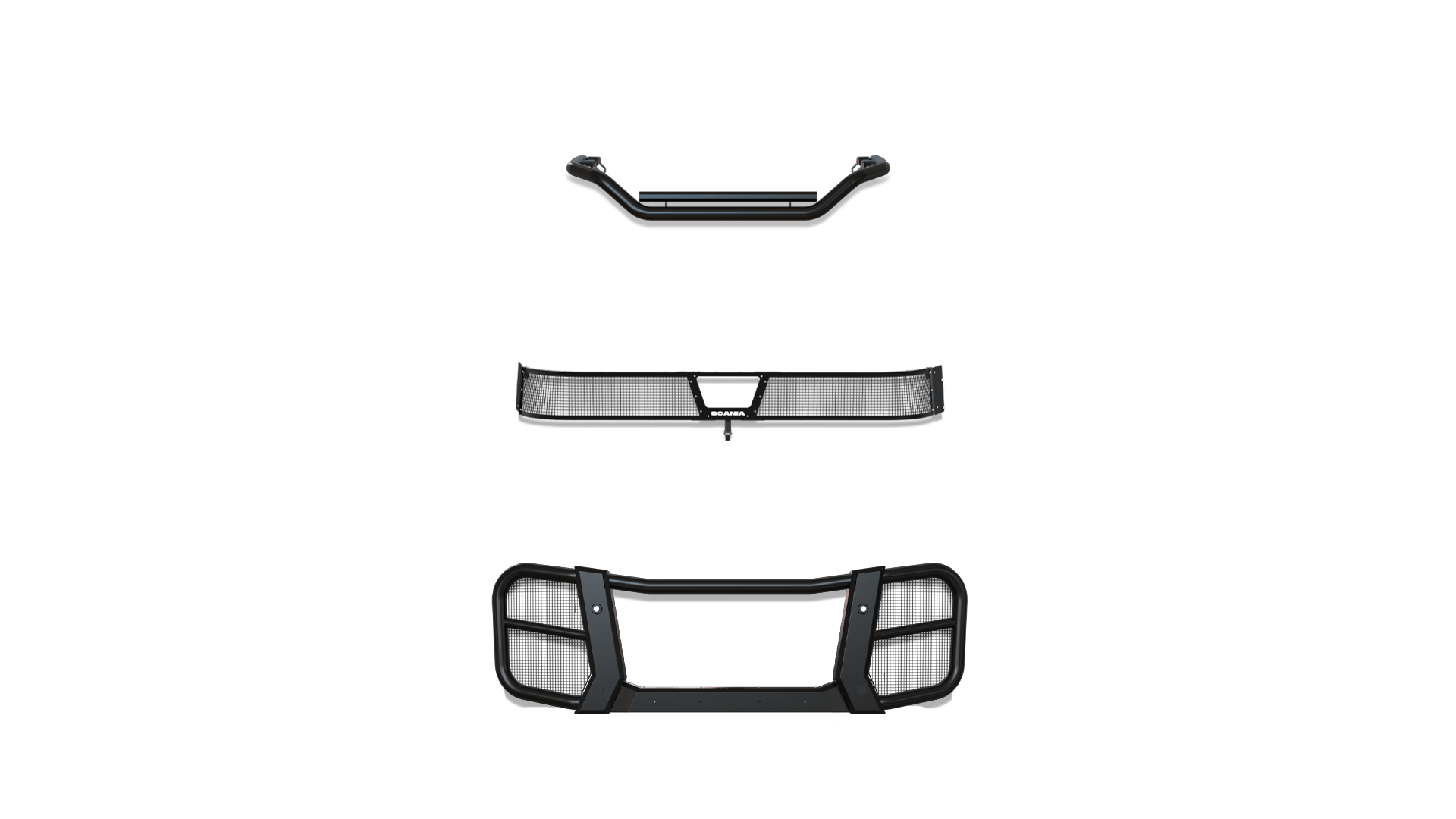 P-Series Front Normal Bumper No Protrude Truck PCB BB PC Sensor SG Cam
