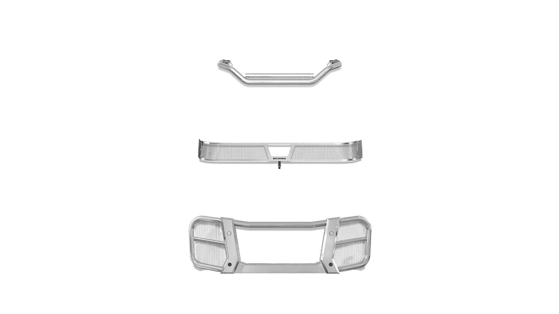 P-Series Front Normal Bumper No Protrude Truck SS BB SS Sensor SG Cam