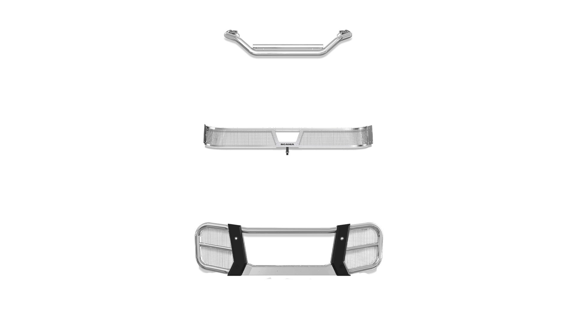 R-Series Front High Bumper No Protrude Truck BUR BB SS Sensor SG Cam