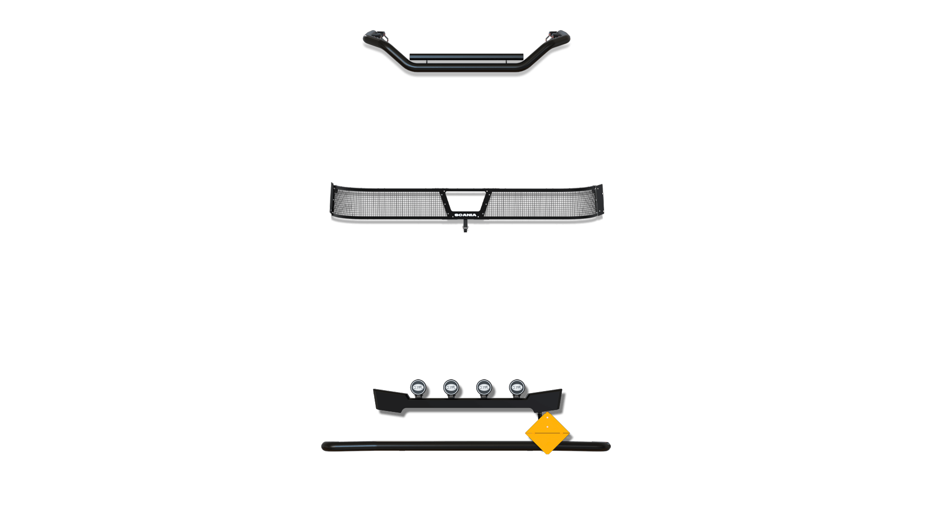 S-Series Front High Bumper No Protrude Truck PC LB PC SG No Cam