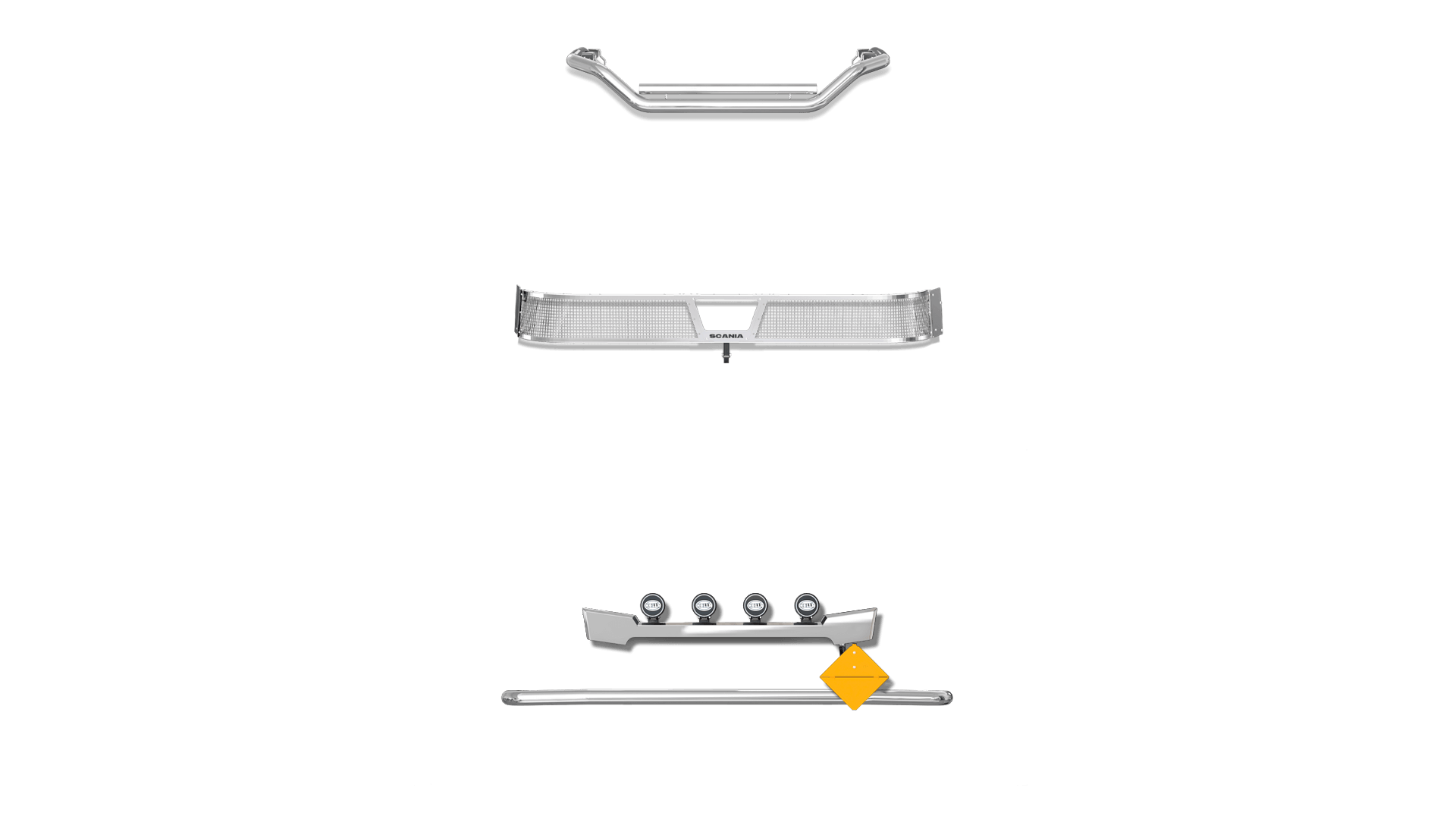 S-Series Front High Bumper No Protrude Truck SS LB SS SG No Cam