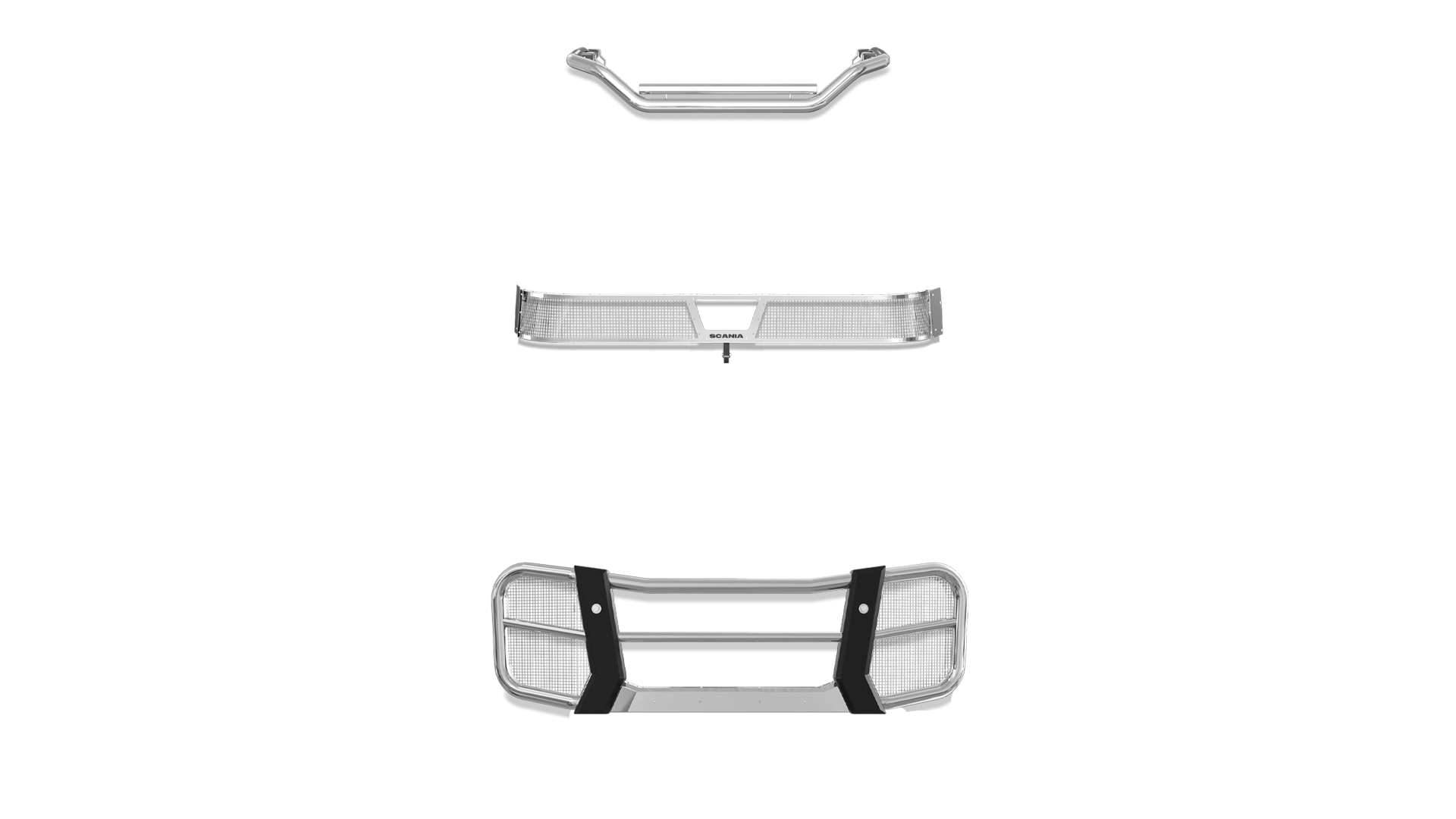 S-Series Front Normal Bumper No Protrude Truck BUR BB SS No Sensor SG No Cam