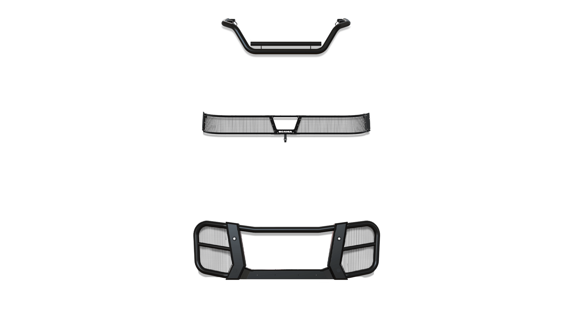S-Series Front Normal Bumper No Protrude Truck PCB BB PC Sensor SG Cam