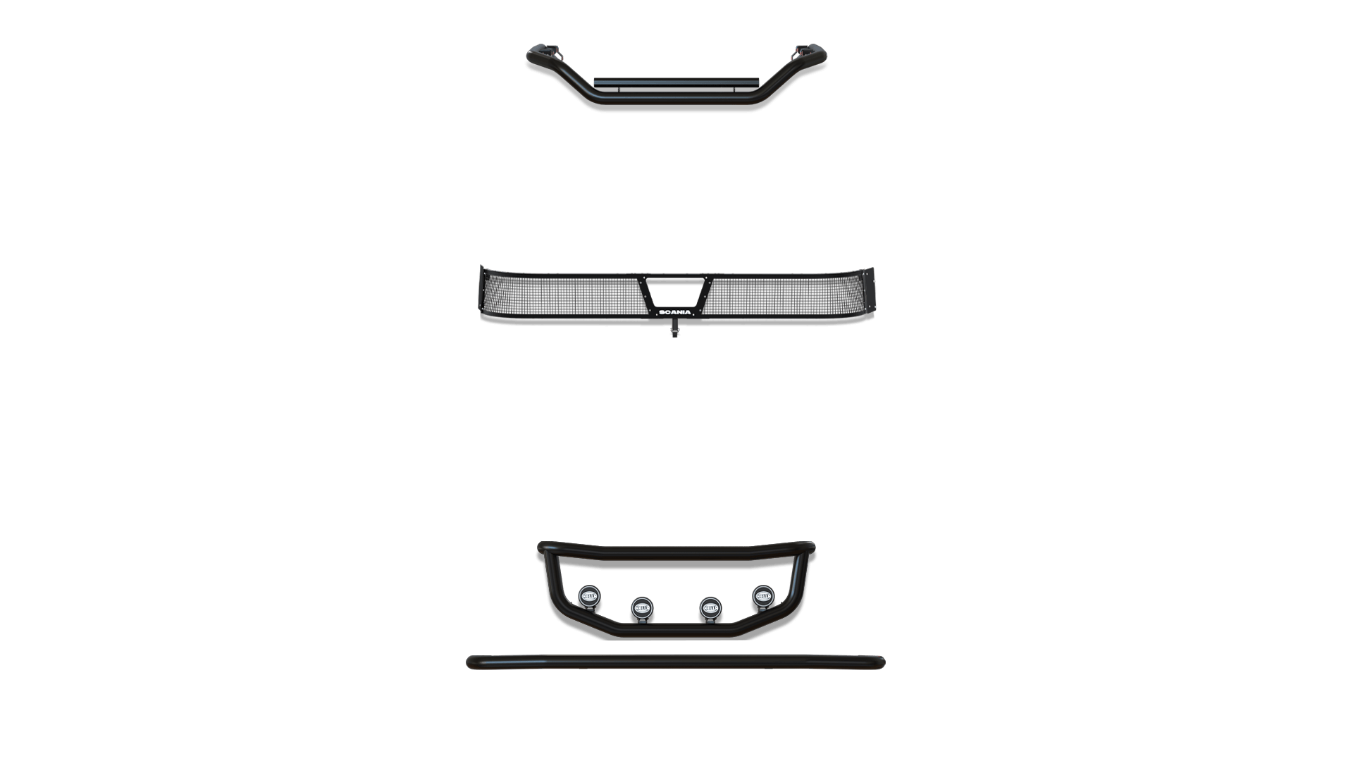 S-Series Front Normal Bumper No Protrude Truck SS NB PC No Sensor SG Cam