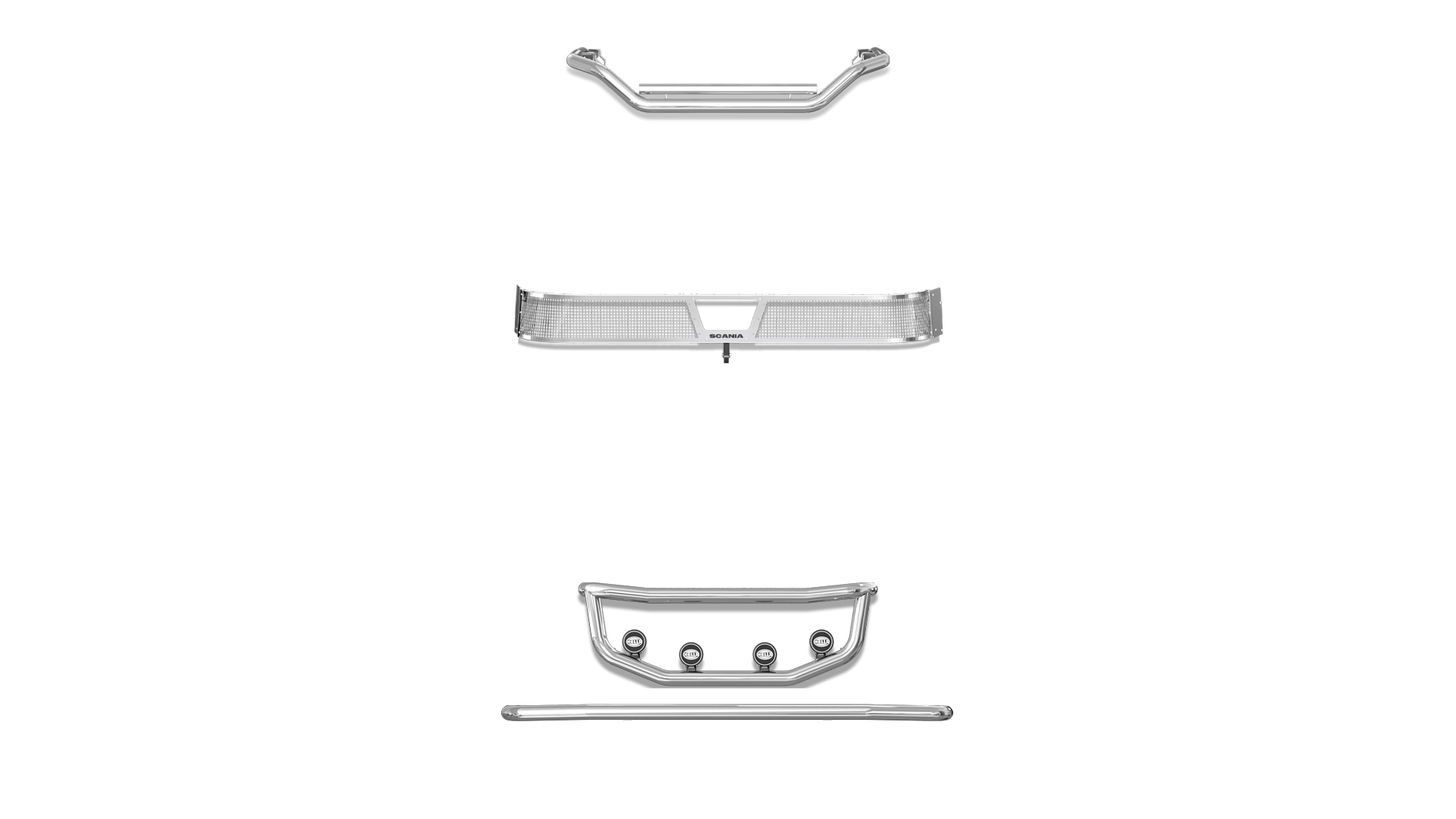 S-Series Front Normal Bumper No Protrude Truck SS NB SS No Sensor SG Cam
