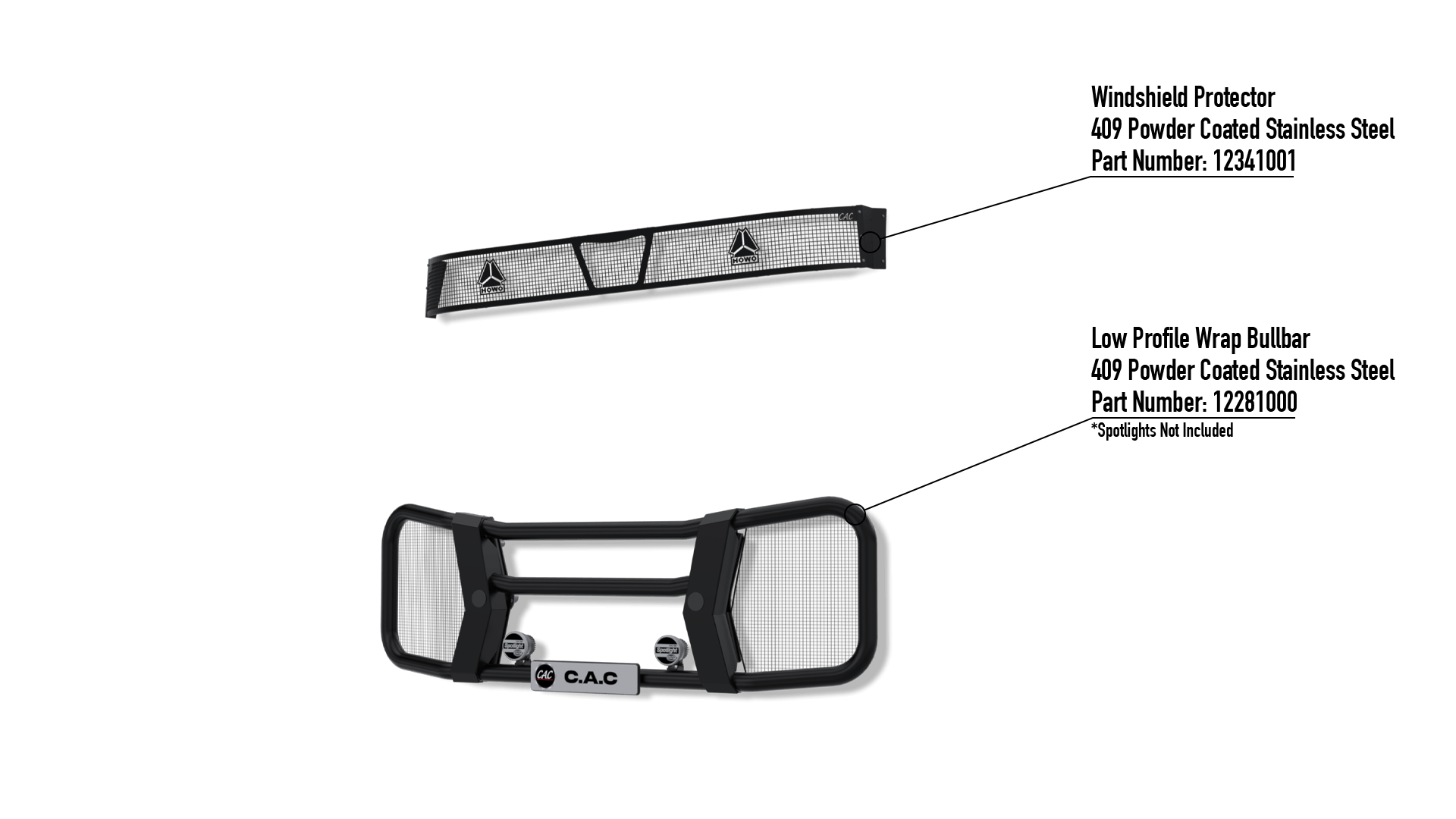 Howo Max Webpage Parts PC Info
