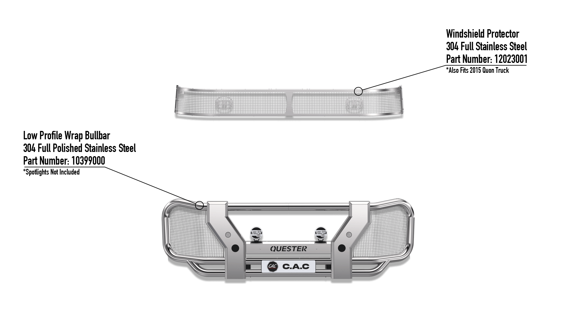 UD Quester 2016 SS Parts Info